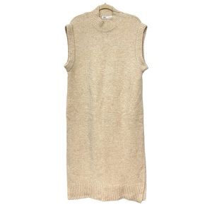 Zara Mock Neck Midi Sweater Dress